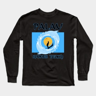 Palau Spokes Beach Long Sleeve T-Shirt